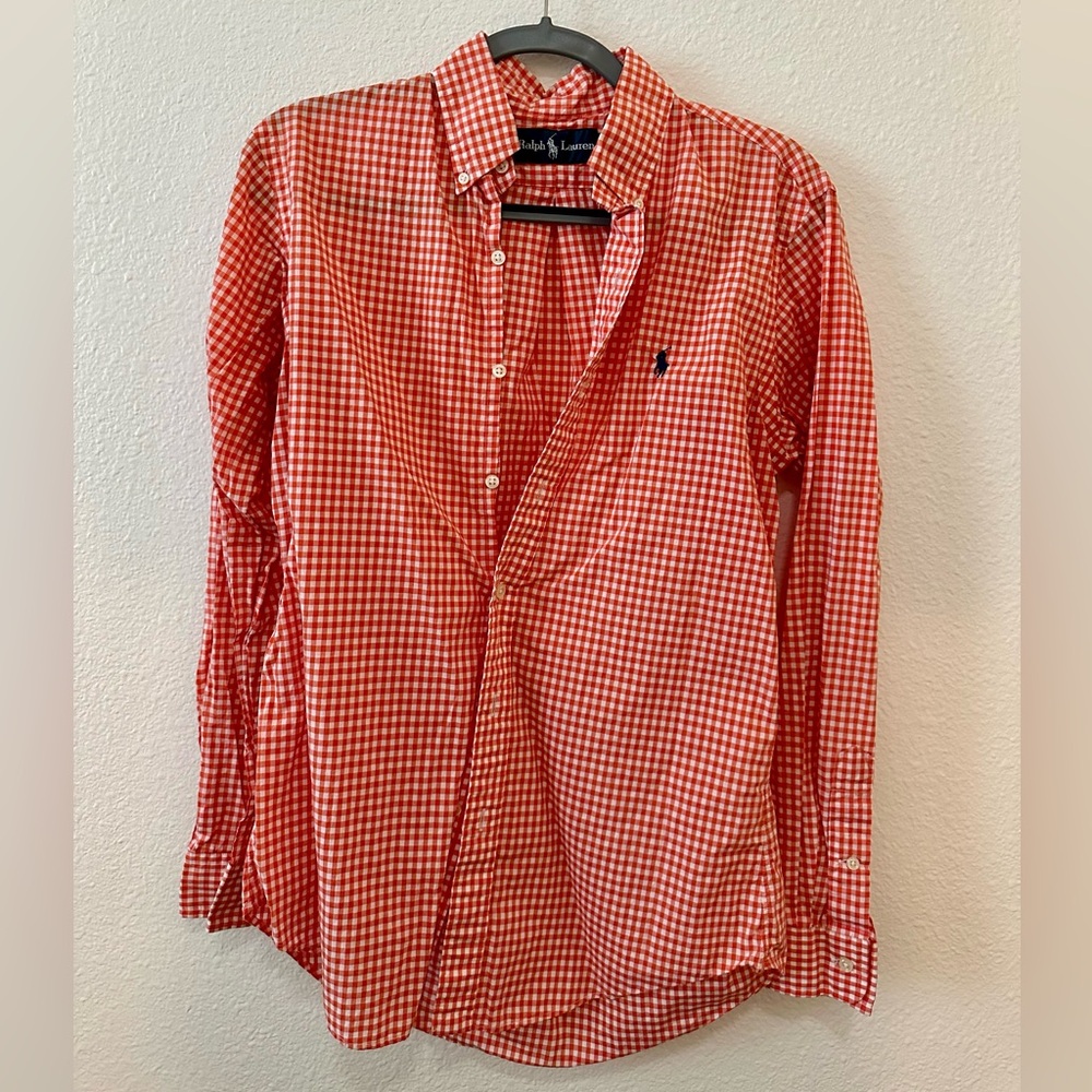 Checkered Long Sleeve Button Down